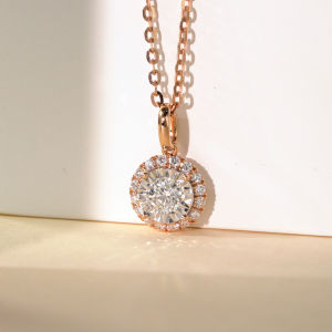 Chow Sang Sang Daily Luxe Fantasy 18K Rose Gold Diamond Pendant 92982P