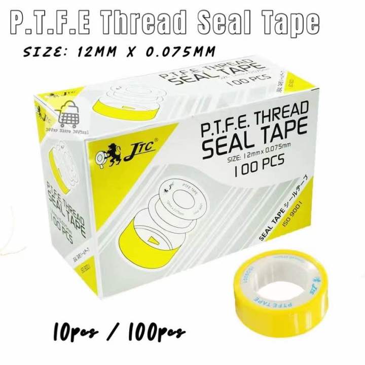 10pcs   100pcs Jtc Ptfe White Seal Tape   Water Plumbing Hose Seal Anti 