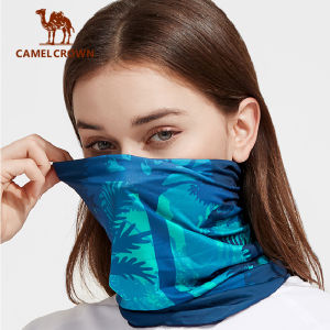 Camel Crown Khăn Mặt Tay Lái Cổ Cho Nam Khăn Quàng Mỏng Thể Thao Mặt Nạ Chống Nắng Mùa Hè Bằng Lụa Băng Đô Chống Tia Cực Tím