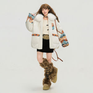 Keiko | Áo Khoác Parka Vintage Có Lớp Lót Ấm Thêu