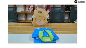 Balo Mầm Non TNBags TN.B.3022 Màu Nâu Siêu Nhẹ Nhiều Ngăn Nhỏ Gọn Đáng Yêu Cho Bé Đi Học!