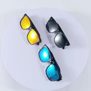 LIGE | LIGE Anti-blue Light UV Protection Smart Sunglasses Hands-Free Calls Audio Voice Assistant Bluetooth Smart Glasses for Men Women