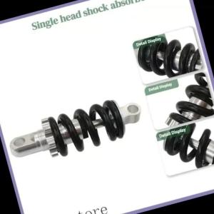Bicycle 125mm Rear Spring Shock Absorber 1pc Metal Suitable For Electric Scooters Bumper Cycling Components Parts Tool