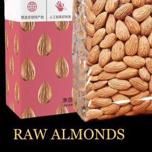 Roasted Almonds Snacks Raw Badam Nutty Flavor Pack of 500g Continental China Edible Agricultural Products Bag Packaging