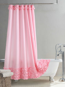 DAISHI | Rèm Tắm Chống Thấm Nước Màu Hồng Elegance