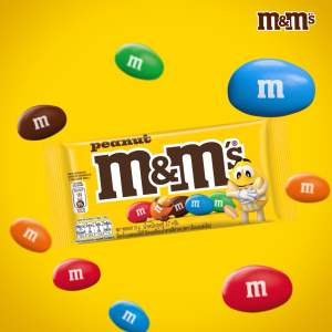 M&MS Peanut Chocolate Single 37G Chocolate / Crunchy / Snacks