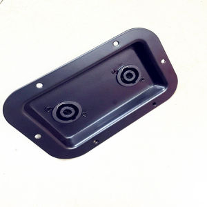 Dual Iron Box speaker Terminal Box back panel Junction Box Back Wiring Plate