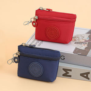 กระเป๋าสตางค์ผ้าฝ้ายแบบซิปสำหรับผู้หญิง กระเป๋าใส่เหรียญ กระเป๋าใส่ลิปสติก กระเป๋าใส่กุญแจ กระเป๋าใส่บัตร กระเป๋าใส่เครื่องประดับ กระเป๋าใส่เครื่องสำอาง