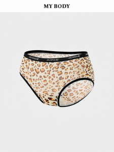 Mybody | New Exotic Leopard Print Cotton Crotch Briefs