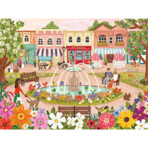 500/1000/1200/2000PCS Paper Puzzle for Town Park Jigsaw Puzzles for Challenging Family Activity Games Party Birthday Gift