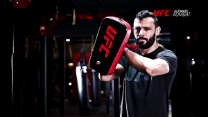 UFC Kick Pad for Muay Thai & MMA – Premium PU Leather Training Gear