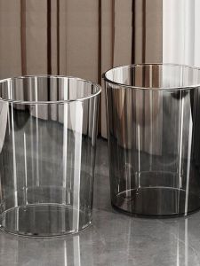 Thùng Rác Trong Suốt Sang Trọng Đơn Giản Mở Dùng Trong Gia Đình Phòng Khách Thùng Đựng Giấy Thùng Rác Dụng Cụ Vệ Sinh Gia Dụng