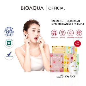 BIOAQUA Natural Skin Care Mask Masker Sheet / Mask Sheet / Sheet Mask Masker Wajah 1pcs Memutihkan Anti-Acne Hyaluronic\\n\\n Apa Itu Masker Wajah BIOAQUA?\\nMasker wajah BIOAQUA adalah masker sheet yang dirancang khusus untuk merawat kulit wajah Anda. Masker ini terbuat dari bahan-bahan alami dan mengandung anti-acne hyaluronic yang membantu mencerahkan kulit serta mengurangi jerawat. Dengan komposisi dan manfaat yang tepat, masker wajah BIOAQUA menjadi pilihan yang ideal bagi mereka yang ingin memiliki kulit wajah yang sehat dan cerah.\\n\\n Keunggulan Masker Wajah BIOAQUA\\nMasker wajah BIOAQUA memiliki beberapa keunggulan yang membuatnya berbeda dari masker sheet lainnya:\\n\\n* Komposisi alami yang aman dan efektif untuk kulit\\n* Anti-acne hyaluronic yang membantu mengurangi jerawat\\n* Mampu mencerahkan kulit secara alami\\n* Mudah digunakan dan praktis\\n\\n Komposisi dan Manfaat Masker Wajah BIOAQUA\\nMasker wajah BIOAQUA terdiri dari bahan-bahan alami yang dirancang untuk memberikan hasil maksimal bagi kulit wajah Anda. Beberapa komposisi utama dari masker ini adalah:\\n\\n* Hyaluronic acid: Membantu menjaga kelembaban kulit dan mencegah penuaan dini\\n* Centella asiatica: Mengurangi inflamasi dan iritasi pada kulit\\n* Green tea extract: Melindungi kulit dari radikal bebas dan polusi\\n\\nManfaat masker wajah BIOAQUA mencakup:\\n\\n* Mencerahkan kulit secara alami\\n* Mengurangi jerawat dan komedo\\n* Melembabkan dan meremajakan kulit\\n* Melindungi kulit dari radikal bebas dan polusi\\n\\n Bagaimana Menggunakan Masker Wajah BIOAQUA?\\nMenggunakan masker wajah BIOAQUA sangat mudah dan praktis. Berikut adalah langkah-langkah penggunaan masker wajah BIOAQUA:\\n\\n1. Bersihkan wajah Anda dengan pembersih wajah yang sesuai dengan jenis kulit Anda.\\n2. Buka kemasan masker wajah BIOAQUA dan tempelkan pada wajah Anda.\\n3. Diamkan selama 15-20 menit.\\n4. Angkat masker dan bilas wajah Anda dengan air bersih.\\n5. Lanjutkan dengan rutinitas perawatan kulit Anda seperti biasa.\\n\\n Tips Penggunaan Masker Wajah BIOAQUA untuk Hasil Optimal\\nUntuk mendapatkan hasil optimal dari penggunaan masker wajah BIOAQUA, ikuti beberapa tips berikut:\\n\\n* Gunakan masker ini secara rutin, minimal 2 kali seminggu.\\n* Jangan lupa untuk membersihkan wajah Anda sebelum menggunakan masker.\\n* Jika Anda memiliki kulit sensitif, lakukan patch test terlebih dahulu.\\n* Gunakan masker ini setelah membersihkan wajah Anda dan sebelum menggunakan pelembab atau produk perawatan kulit lainnya.\\n\\n Manfaat Masker Wajah BIOAQUA untuk Kulit\\nMasker wajah BIOAQUA memiliki banyak manfaat bagi kulit wajah Anda, antara lain:\\n\\n Masker Wajah Alami dan Anti-Acne Hyaluronic\\nMasker wajah BIOAQUA terbuat dari bahan-bahan alami yang aman dan efektif untuk kulit. Komposisi anti-acne hyaluronic membantu mengurangi jerawat dan komedo pada kulit wajah Anda.\\n\\n Masker Wajah Memutihkan dengan Masker Wajah 1pcs\\nMasker wajah BIOAQUA dapat membantu mencerahkan kulit secara alami. Komposisi bahan-bahan alami yang terdapat dalam masker ini membantu mengurangi noda hitam dan mencerahkan kulit wajah Anda.\\n\\nDengan menggunakan masker wajah BIOAQUA secara rutin, Anda dapat memiliki kulit wajah yang sehat, cerah, dan bebas dari jerawat. Masker ini cocok digunakan oleh semua jenis kulit, termasuk kulit sensitif. Jadi, jangan ragu untuk mencoba masker wajah BIOAQUA dan rasakan manfaatnya untuk kulit wajah Anda!\"