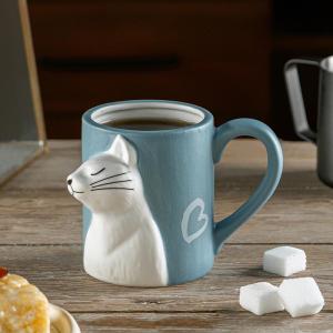 Cats Cartoon 3D Mugs for Couples