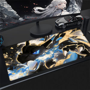 Bandai | Gaming Mouse Pad Charizard XXL P-Pokemon Desk Mat Lock Edge Smooth Surface Computer Office Laptop Gamer Accessories Best Gift
