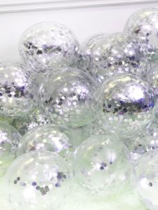 Transparent Sequin Balloons Childrens First Birthday Decorative Birthday Party Scene Arrangement Internet Famous Balloons