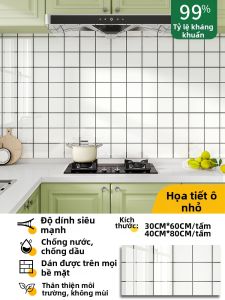 O Margo | Giấy Dán Tường Chống Nóng Chống Dầu Dán Và Bóc