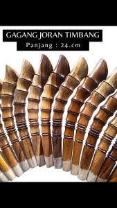PAHUL GAGANG JORAN TIMBANG MOTIP AWI BAMBU URIL 20.CM DAN  24CM SATUAN