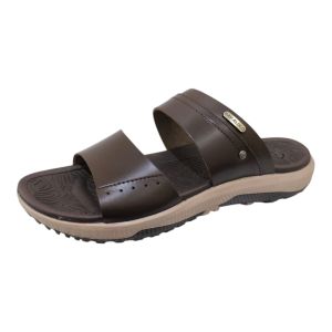 Sandal Pria Pakalolo Glory-03 Brown Sendal Kulit terbaru