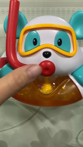ProudNada Toys ของเล่นเด็ก หมีเป่าฟอง ของเล่นในห้องน้ำ QINYI TOYS BATH TOY BUBBLE BEAR NO.HN1868-1