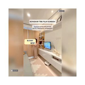 Gorden Jendela Besar Jumbo L370.cm tinggi3meter bahan blackout Polos kesan minimalis 2023 viral