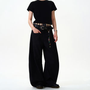 MADWITCH Retro CleanFit Drapey Knife Pants Casual Wide Leg Loose Men Women High-End Feelings Trousers Long Youth Popular