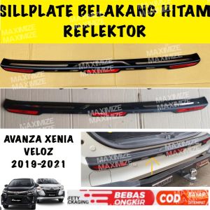 Sillplate Belakang Avanza Xenia Veloz 2019 2020 2021 Hitam TRD Reflektor