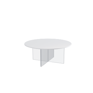 Modern Minimalist Acrylic Marble Top Coffee Table Living Room Home Use round Rock Panel Small Apartment Nordic Style Tea Table