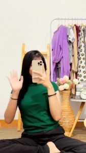 Atasan Rajut Wanita Turtleneck Rib Carenina