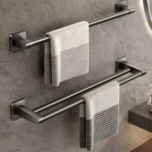 Towel Bar Bathroom Toilet Kitchen Towel Bar Wall-mounted Nail-free Installation
