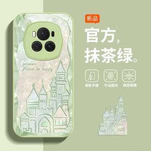 Honor Magic6 Phone Case New 8/7 Model Protective Shell Cute Panda Design Full Cover Glass Metal Painted Female Popular Simple Style