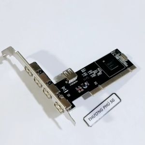 Card PCI USB 2.0 / Card Có 5 cổng USB 2.0 (Thiết bị tự nhận)