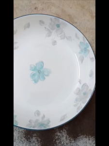 🌸 DĨA ẢO GỐM SỨ – HỌA TIẾT THANH HOA CÁT TƯỜNG – ĐỦ SIZE 6/7/8🌸