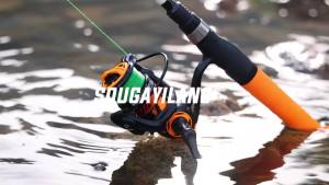 Sougayilang | Sougayilang Fishing Reels 5.2:1 Gear Ratio 5BB Spinning Reel Max Drag 10Kg Carp Fishing reels with Aluminum Spool for Saltwater