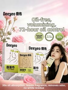 Deeyeo | No-Rinse Volumizing and Oil-Control Shampoo Towel