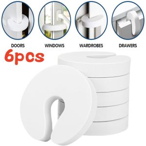 6Pcs Door Finger Pinch Guards Baby Proof Doors Slam Stopper Extra Soft Foam Protectors Child Safety Baby Safety Finger Protect