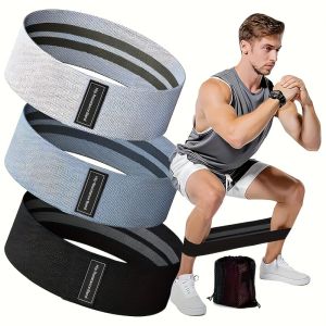 Dây Đàn Hồi Đàn Hồi Cho Squats Yoga Pilates Rèn Luyện Sức Mạnh - Dây Đàn Hồi Chống Trượt Cho Chân Tập Thể Dục Mông - Xám Đậm Xám Nhạt Đen