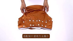 Adult Diaper Incontinence Pants Waterproof Washable Reusable Adult Cloth Diaper Incontinence Pants Adjustable Pocket Diaper For Bed Incontinence