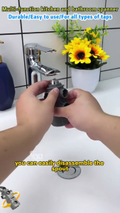 16-IN-1 Faucet Wrench Tool Set Tap Water Leakage Specific Repair Tools Multifunctional Repair Wrench厨卫多功能维修扳手