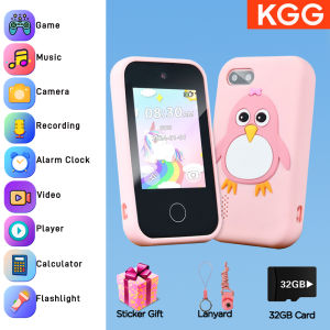 Kids Smart Phone Dual Camera Music Player Baby Phone With 32G Memory Educational Toys Game Learning for Age 3-12 Brithday Gifts