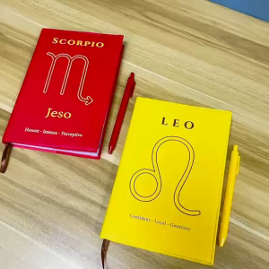 Transfer It Personalized A5 Planner HardCover Zodiac Sign Gemini Scorpio Calendar Journal Notebook