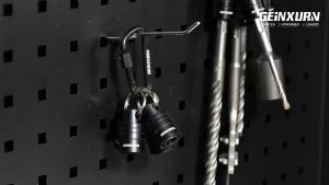 Geinxurn SDS Plus Drill Bit Storage Keychain Portable High Load Capacity Tool Holder for Rotary Hammer Drills
