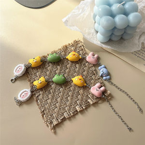 OR🧸 Gelang Kartun Hewan Lucu/Gelang Kebun Binatang Gajah Domba/Pilihan Pertama Untuk Hadiah Ulang Tahun/Perhiasan Aksesoris Lucu COD