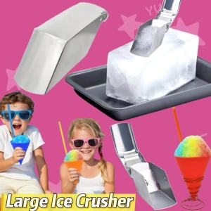 Manual Ice Shaver - Stainless Steel Ice Block Shaver for Halo - Halo! High-Quality & Durable Easy to Operate Ideal for Home Use and Commercial Establishments Perfect for Chilling Treats!