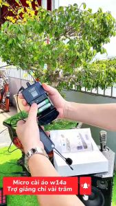 [ HOT 2024 ] Micro Cài Áo Không Dây Micro Cài Áo Đa Năng SUBOS W14A  Dành Cho Loa Kéo Âmly Sự Kiện Nhỏ Gọn Âm Thanh Tuyệt Vời bảo hành 12 tháng