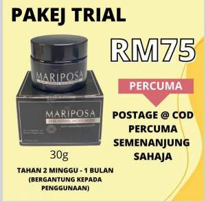 🔥Original HQ + Free Shipping🔥MARIPOSA CREAM EKZEMA Krim Gatal Kulit Ruam Psoriasis Eczema Ruam bayi Kurap Panau