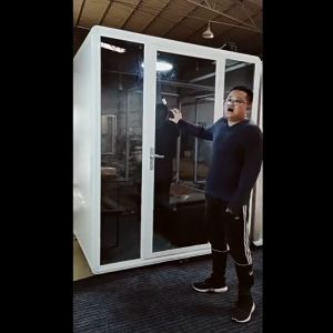 Mobile Sound-proof Detachable Office Negotiation Room Recording Studio Co-working Cubicle