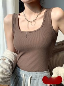 miiow | Cat Lady Strapless Tank Top Womens Spring Summer New Style Sport Sleeveless Outerwear Inner Match Cover Side Breast Base Shirt