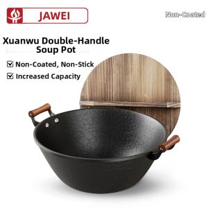 MLZH | Custom Designed Cast Iron Wok Large Capacity