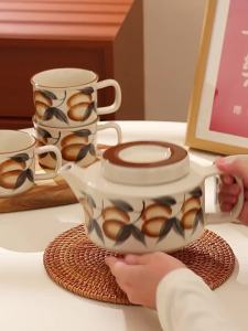 Retro French Style Tea Set Tea Pot with Strainer Gift Set